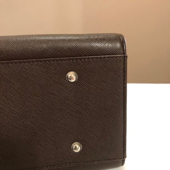 Burberry Nova Check Saffiano Leather Handbag - Picture 6 of 11